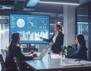 Firefly_potentialanalyse in einer darstellung mit menschen in einer büroumgebung 648924_S